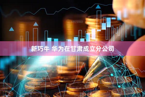 新巧牛 华为在甘肃成立分公司