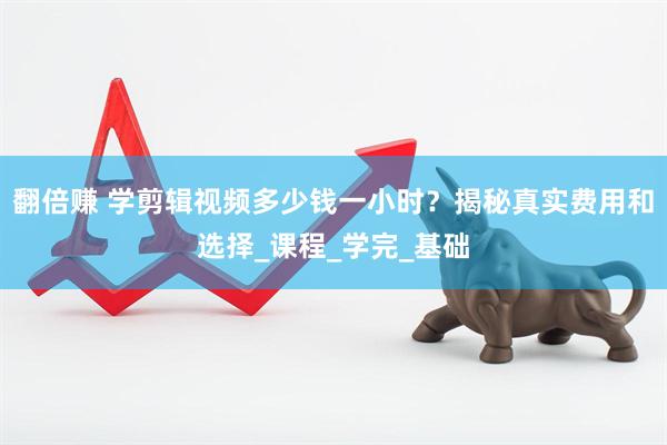 翻倍赚 学剪辑视频多少钱一小时？揭秘真实费用和选择_课程_学完_基础