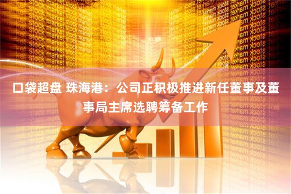 口袋超盘 珠海港：公司正积极推进新任董事及董事局主席选聘筹备工作