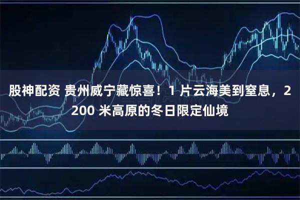 股神配资 贵州威宁藏惊喜!1 片云海美到窒息,2200 米高原的冬日限定仙境