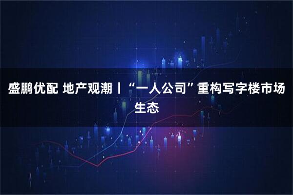 盛鹏优配 地产观潮丨“一人公司”重构写字楼市场生态